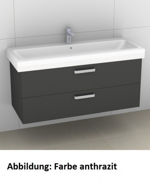 Artiqua 413 Waschtischunterschrank für iCon 124025 Weiß Matt Select, 413-WU2L-K34-7161-171