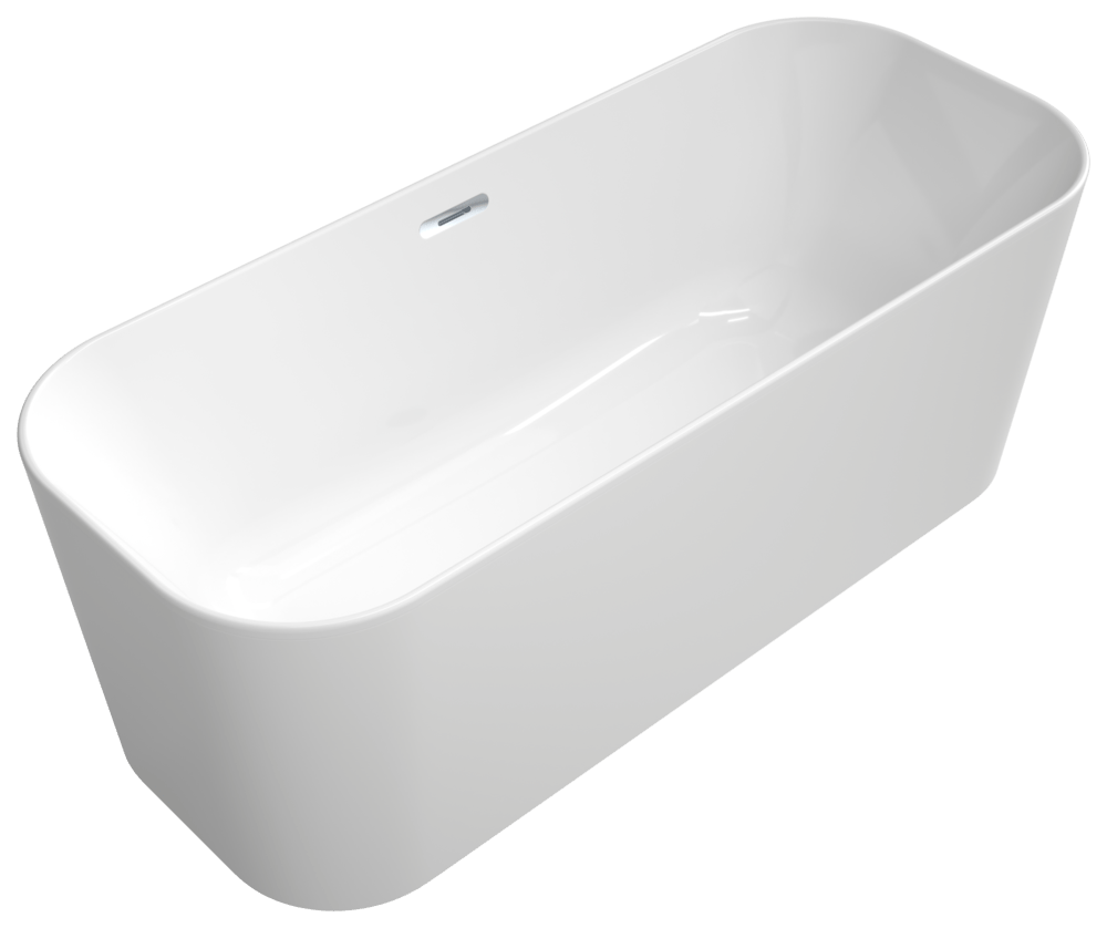 Villeroy & Boch Badewanne Finion verchromt White Alpin, 177FIN7A100V401 177FIN7A100V401