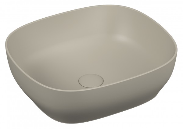 Vitra Outline Aufsatzschale rechteckig, Taupe Matt, 5994B420-0016