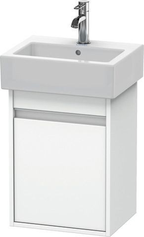 Duravit Ketho Waschtischunterbau wandhängend Weiß Matt 400x320x550 mm - KT6630L1818