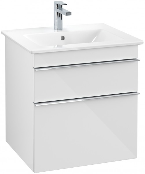 Villeroy & Boch Waschtischunterschrank Venticello A92301DH, B:553, H:590, T:502mm, Glossy White, A92