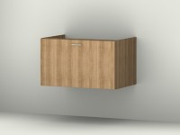 Sanipa Sanipa Waschtischunterschrank mit Auszug 2day FA06378, Weiss-Glanz, H:462, B:793, T:512 mm