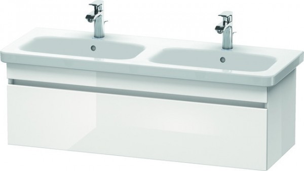 Duravit DuraStyle Waschtischunterbau wandhängend Nussbaum dunkel & Basalt Matt 1230x448x398 mm - DS6