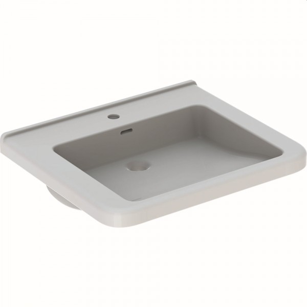 Geberit Waschtisch Dejuna, B: 600, T: 550 mm, 128662600, weiss mit Keratect