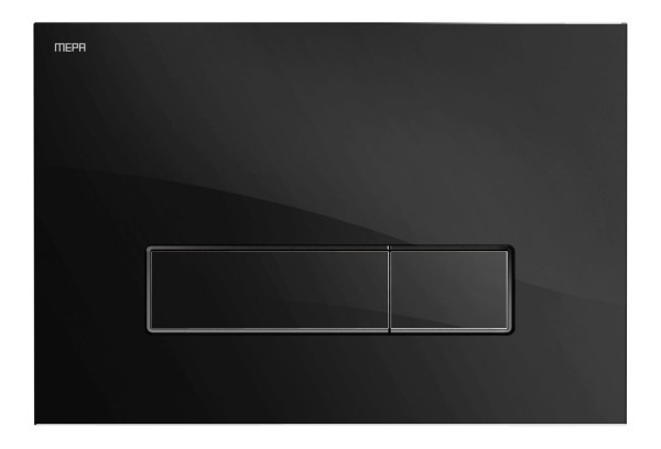 MEPAorbit A31/E31 Betät.platte, 2-Mengen, Glas schwarz TE, 421849