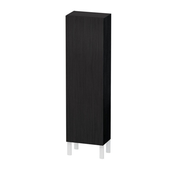 Duravit L-Cube Halbhochschrank Eiche Schwarz Matt 400x243x1320 mm - LC1168R1616