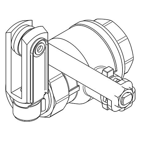 KWC Aquarotter Kugelhahn, Edelstahl, Hebel rechts, 2030025022, 2030025022