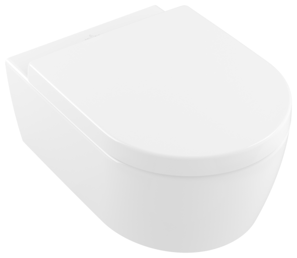 Villeroy & Boch Combi-Pack Avento 5656 DirectFlush wandhängend Stone White CeramicPlus, 5656HRRW