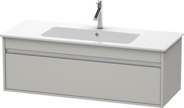 Duravit Ketho Waschtischunterbau wandhängend Betongrau Matt 1200x475x410 mm - KT642100707