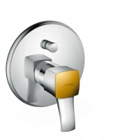 Hansgrohe Wannenmischer Hansgrohe Wannenmischer Unterputz Metropol Classic Fertigset chrom/gold, 31345090 , 31345090