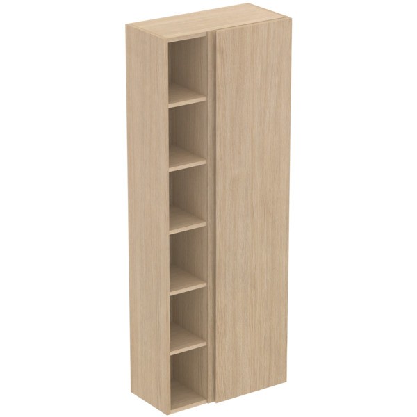 Ideal Standard Hochschrank Finesse 600x300x1600mm Tür A:rechts Eiche weiss, E3442US