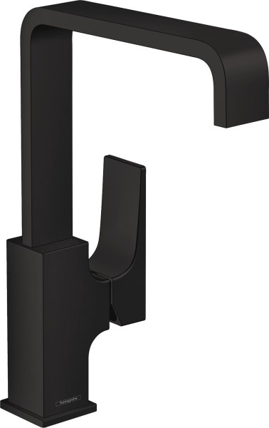 Hansgrohe Waschtischmischer 230 Metropol mattschwarz Schwenkausl.Push-Open Abl., 32511670