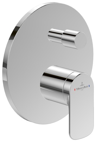 Villeroy & Boch Unterputz-Einhebel-Armatur O.novo 170x170x46mm Chrom