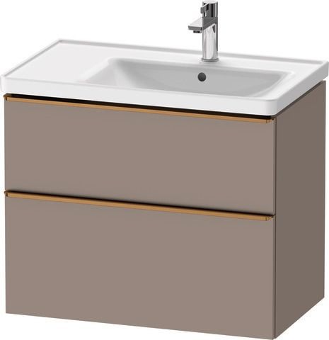 Duravit D-Neo Waschtischunterbau wandhängend Basalt Matt 784x452x625 mm - DE4358004430000