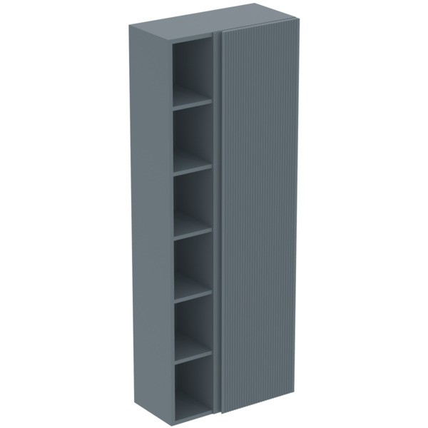 Ideal Standard Hochschrank Finesse 600x300x1600mm Tür A:re. Aschblau matt, E3442UQ