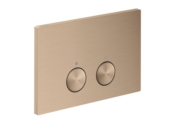 Hansgrohe Drückerplatte Axor FlushPlate für Hansgrohe iFrame Brushed Red Gold,42531310