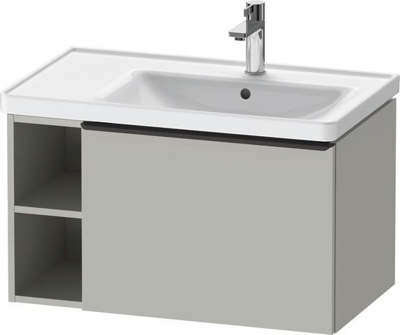 Duravit D-Neo Waschtischunterbau wandhängend Betongrau Matt 784x452x440 mm - DE42570BD070000