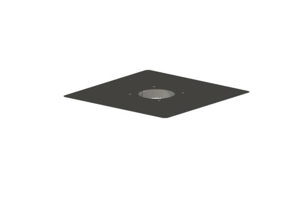 Dallmer Brandschutzelement 13 Stahltrapez, DN 70/90/100/125, 600 x 600 mm, 515490