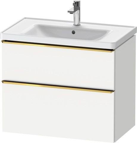 Duravit D-Neo Waschtischunterbau wandhängend Weiß Matt 784x452x625 mm - DE4355034180000