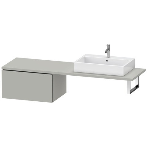 Duravit L-Cube Unterschrank für Konsole Betongrau Matt 720x547x400 mm - LC585400707