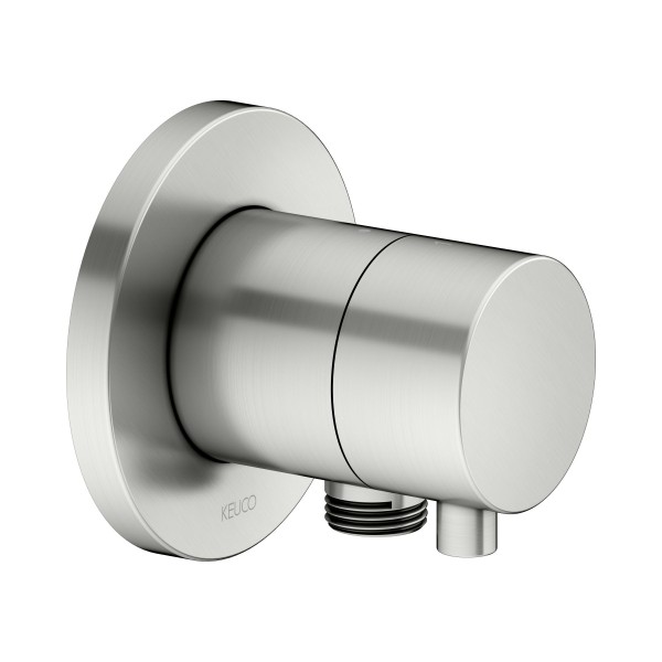 Keuco 2-Wege Umstellventil IXMO Comfort 59556, Schlauchanschluss, rund,Edelstahl-finish, 59556061101