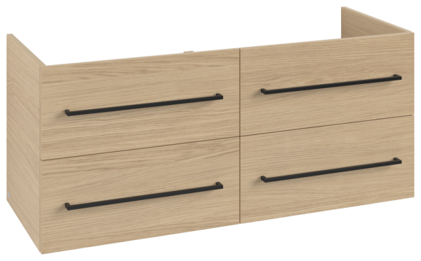Villeroy & Boch Waschtischunterschrank Avento 1180x514x484mm 4 Ausz. Waschbecken mittig Nordic Oak