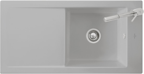Villeroy & Boch Einbauspüle Timeline 60 679001 1000x 510mm aus Keramik Almond CeramicPlus, 679000AM