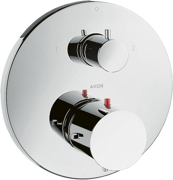 Hansgrohe Thermostatmischer UP Axor Starck F-Set chrom m.Absperr-und Umstellventil, 10720000