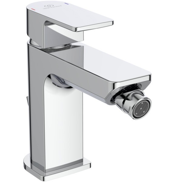 Ideal Standard Bidetarmatur Edge, mit Ablaufgarnitur,
