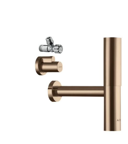 Hansgrohe Design Siphon Set Flowstar Axor Polished Red Gold