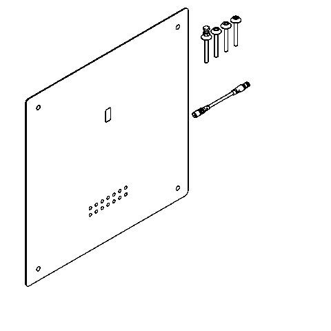 KWC Aquarotter WC-Spüler, F5, elek., DN20, UP, Umrüstung 5601, f. Batt./Netzteil, 2030057351 2030057351