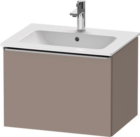 Duravit D-Neo Waschtischunterbau wandhängend Basalt Matt 610x462x440 mm - DE4261070430000