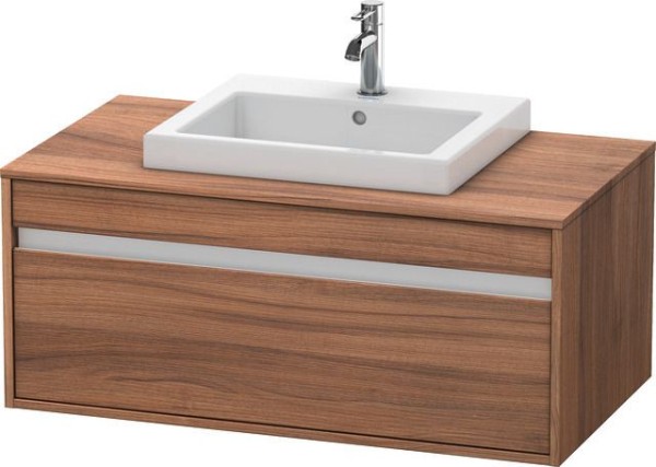Duravit Ketho Konsolenwaschtischunterbau wandhängend Nussbaum Matt 1000x550x426 mm - KT679507979