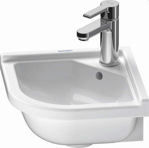 Duravit Starck 3 Eck-Handwaschbecken Weiß Hochglanz 430 mm - 0752440000