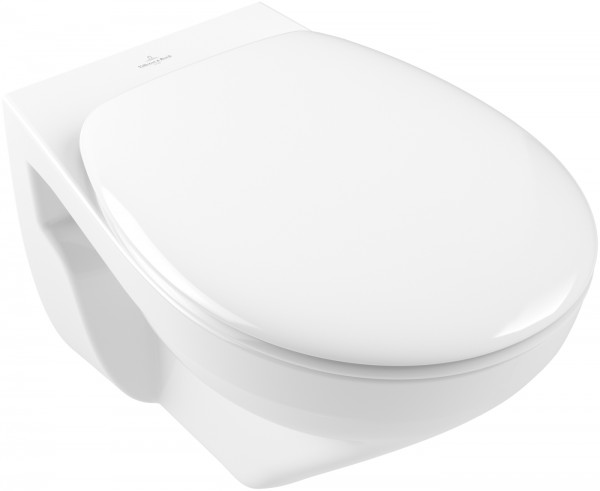 Villeroy & Boch O.novo Tiefspül-WC spülrandlos, mit DirectFlush, Weiß Alpin