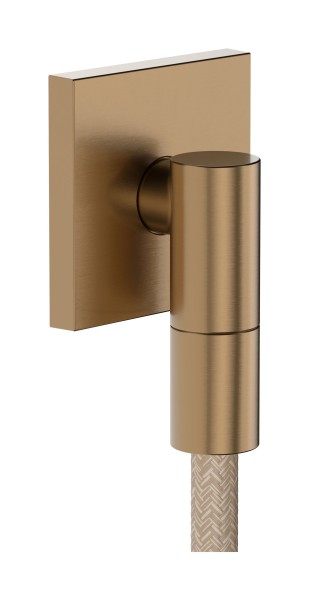 Hansgrohe Wandanschluss FixFit Fine E mit Rückflussverhinderer brushed bronze , 28883140