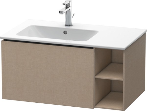 Duravit L-Cube Waschtischunterbau wandhängend Leinen Matt 820x481x400 mm - LC6191075750E00