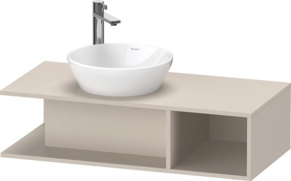 Duravit D-Neo Konsolenwaschtischunterbau wandhängend Taupe Matt 1000x480x260 mm - DE491909191