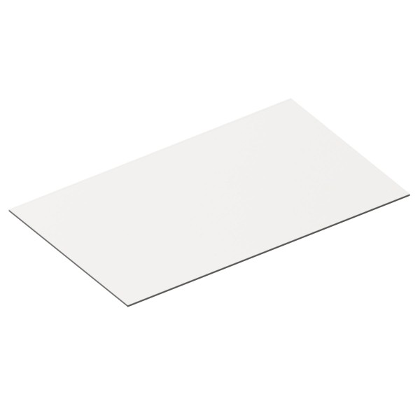 Keuco Abdeckplatte Edition 11 Art 49031, 800 x 4 x 483 mm Glas weiß satiniert, 49031310800