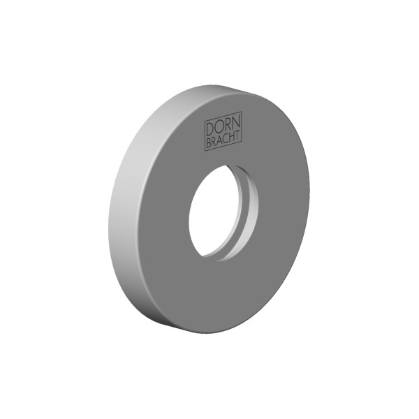 Dornbracht Rosette DB Logo Ersatzteile 092722503 D. 55 x D. 27 x 9 mm Dark Platinum gebürstet