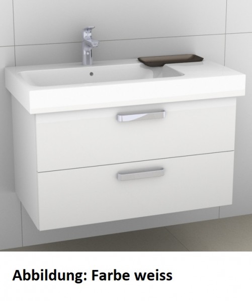 Artiqua 413 Waschtischunterschrank für iCon 124190 Quarzgrau Hochglanz Select, 413-WU2L-K08-7162-172