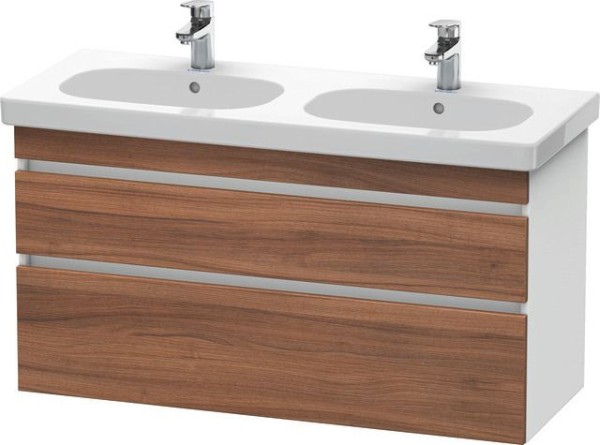 Duravit DuraStyle Waschtischunterbau wandhängend Nussbaum & Weiß Matt 1150x453x610 mm - DS648607918