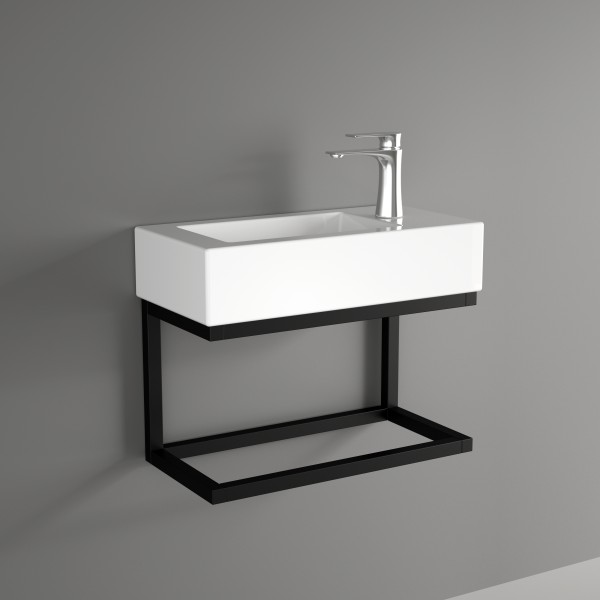 Neuesbad Badmöbel-Set (Waschtisch und Konsole), Breite: 380mm, Tiefe: 190mm