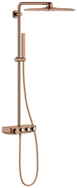 GROHE Duschsystem Euphoria SmartControl 310 Cube Duo 26508 THM warm sunset geb., 26508DL0