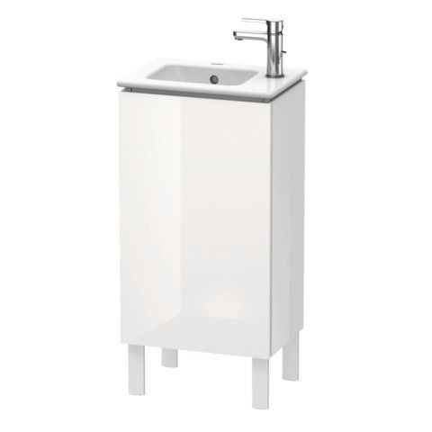 Duravit L-Cube Waschtischunterbau bodenstehend Weiß Hochglanz 420x294x704 mm - LC6273R8585