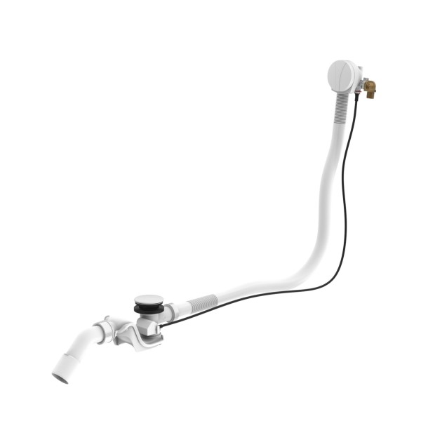 LAUFEN Ab- und Überlaufgarnitur weiß mt. m. Wannenzulauffunktion, H2951492680001