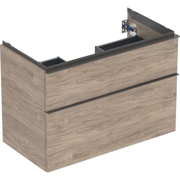 Geberit iCon Unterschrank für Waschtisch, 2 Schubladen