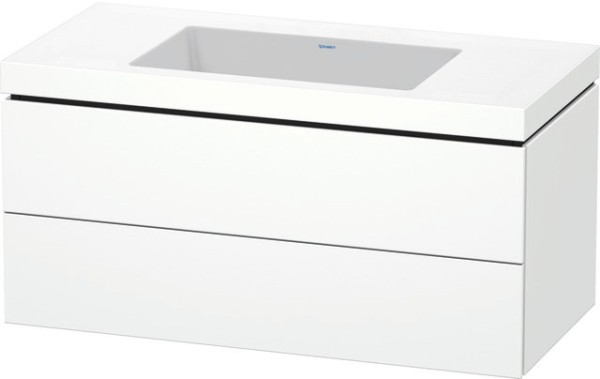 Duravit L-Cube c-bonded Set wandhängend Weiß Matt 1000x480x500 mm - LC6928N1818