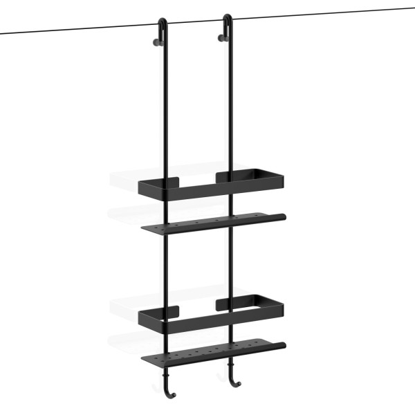 Giese Bodyguard Newport mit seitlichem Halter für Rasierer schwarz matt, 30710-14