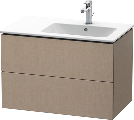 Duravit L-Cube Waschtischunterbau wandhängend Leinen Matt 820x481x550 mm - LC629207575